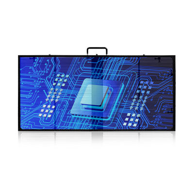 1R1G1B LED Transparent Screen P31.25 Transparent Video Screen 5000nit For Ultra Bright Applications