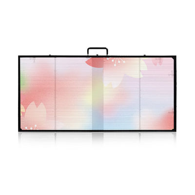 P7.81 - P12.5 LED Transparent Screen IP66 LED Curtain Screen 6000nit