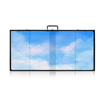 P10.416 LED Transparent Screen 1000nit Energy Efficient Display IP65