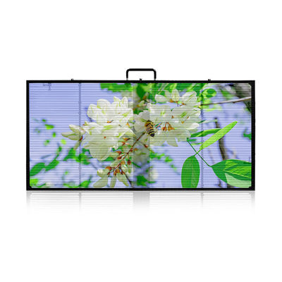 P31.25 Transparent LED Display 1000nit Ultra Thin LED Screen Eco Friendly