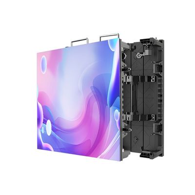 Huixin P3.91 LED aluguel tela flexível com 8000cd/m2 brilho, taxa de atualização de 1920Hz, manutenção de volta