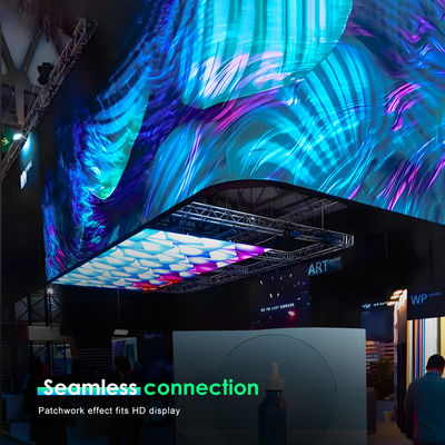 Huixin P3.91 LED Rental Flexible Screen for Product Launches with 8000cd/㎡ Brightness, 3840Hz Refresh Rate, and SMD1515