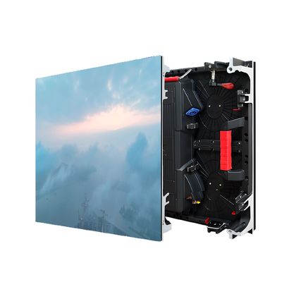 P3.91 Ecrã de visualização de gabinete de aluguer LED para eventos corporativos com 2000cd/m2 de brilho, alumínio de fundição a pressão e proteção IP43