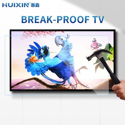 Huixin 32inch Smart TV Bulk OEM/ODM Commercial TVs - Metal Casing & 4mm Tempered Glass A+ LCD Panels
