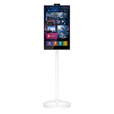 Best Seller 32 Inch 1080p HD Wireless Smart Portable TV Stand Wheels Touch Screen Indoor Animation Graphics 1 Year Warranty OEM
