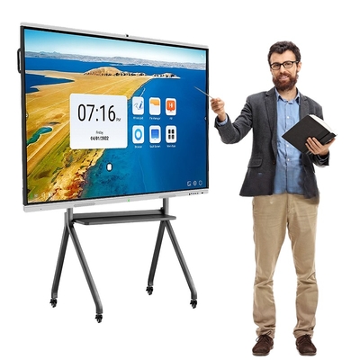 55 Inch Interactive Whiteboard Smart Interactive Board Monitor Institution Training Electronic Whiteboard for Video Conference