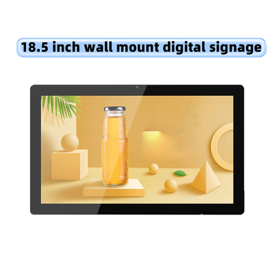 18.5 Inch Customizable Menu Board Advertising Wall Mounted Digital Signage Solution for Brand Promotion & Information Display