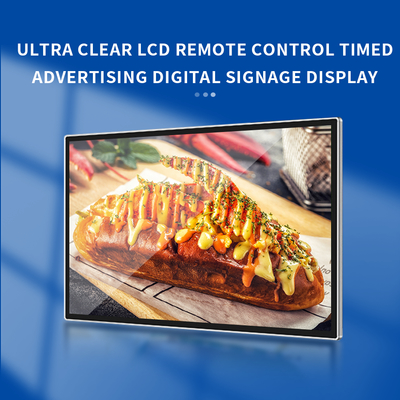 18.5 Inch Customizable Menu Board Advertising Wall Mounted Digital Signage Solution for Brand Promotion & Information Display