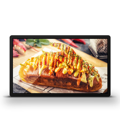 18.5 Inch Customizable Menu Board Advertising Wall Mounted Digital Signage Solution for Brand Promotion & Information Display