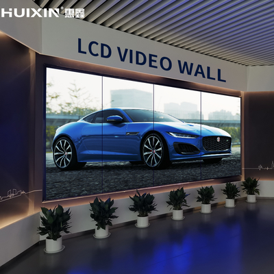 Large 65 Inch Wall Mount Break Proof Screen Metal Shell Large Splicing Screen 4K UHD Display LCD Digital Signage Screen Advertising Video Wall