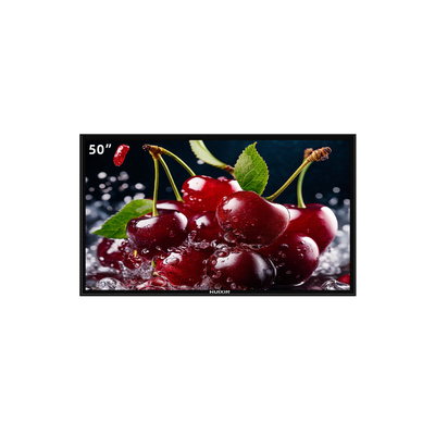 50 Inch A Grade LCD Screen OEM/ODM 2K/4K Ultra HD Smart TV - Shatterproof Design with Metal Frame & 4mm Tempered Glass