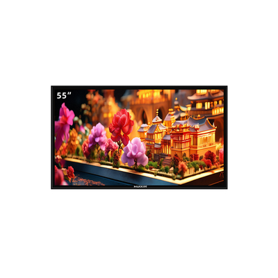 55 Inch High-End 4K Smart TV - Durable Metal Body, 4mm Tempered Glass Screen, Break-Resistant (OEM/ODM)