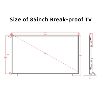 85" Commercial-Grade 4K Smart TVs, High-Performance Digital Displays, OEM Manufacturing, Metal Casing + 4mm Tempered Glass, Bulk Discounts