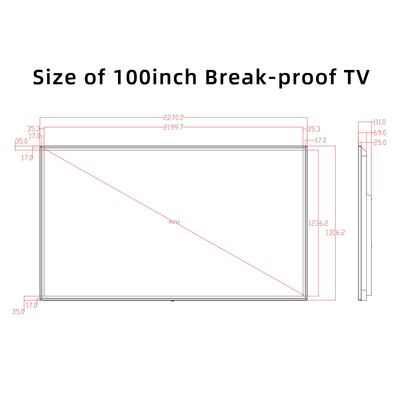 100-inch 4K UHD Smart TV, Immersive Viewing Experiences, Enterprise-grade Connectivity, OEM Smart TV Manufacturer