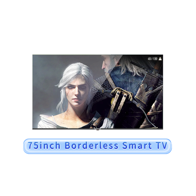 75" Commercial Smart TV for Business Environments Ultra Slim Bezel Design Customizable Solutions