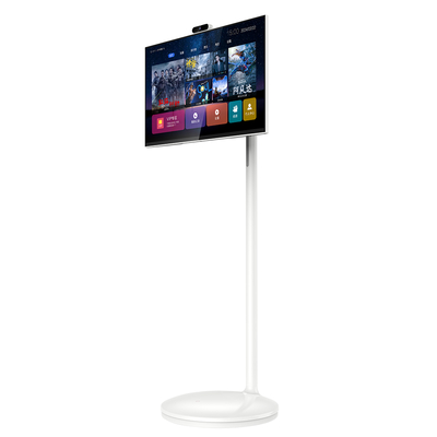 21.5 inch 6G+128G Capacitive Touch Portable TV with Mobile Stand - Interactive Follow Me Screen for Bedroom