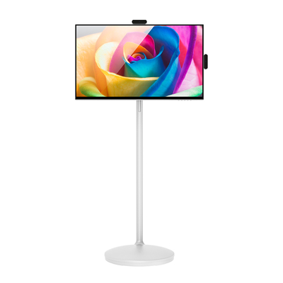 27 inch 4G+64G Capacitive Touch Portable TV,  Portable Home Theater, Long Battery Life Follow Me Screen for Video Calls