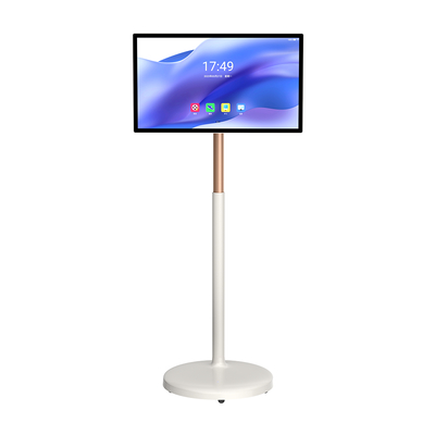 27 inch 8G+128G Capacitive Touch Portable TV, High-Performance, Desktop/Bedroom Smart Screen, AI-Powered Interactive Display with Wheels