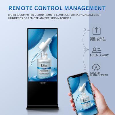 55" Full HD Touchscreen Standalone Kiosk Interactive Self-Service Terminal Digital Signage for Retail Stores