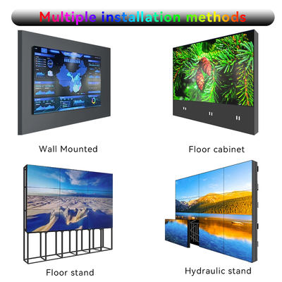 49 Inch CSOT TCL SCREEN 3.5mm Gap Professional Screen Advertising Video Wall Controller Board Led Display Poster Splicing Screen for Live Broadcast