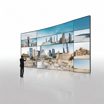 55 Inch LG SCREEN 3.5mm Splicing Advertising Lcd Video Wall Mount Airport Led Splicing Screen Suppliers Video Wall Display