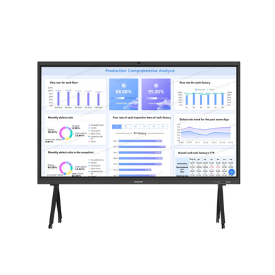 32GB 4GB Intel Core I3/i5/i7 4th To 13th Gen Interactive Smart Board Ultra-Smooth Writing Pressure-Sensitive Stylus Support