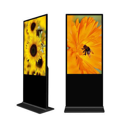 Grade A LCD Panel Floor-Standing Digital Signage Fully Customizable Content in Stunning HD Floor Standing Mounting Type