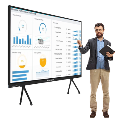 Interactive Smart Board with Video Conferencing Native Support for Zoom/Teams/Webex 32GB ROM 4GB RAM Intel Core I3/i5/i7 4th To 13th Gen OPTIONAL