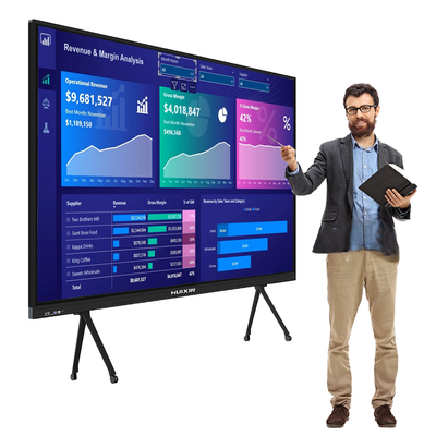 Student Interactive Smartboard Metal Frame Interactive Flat Panels For Education