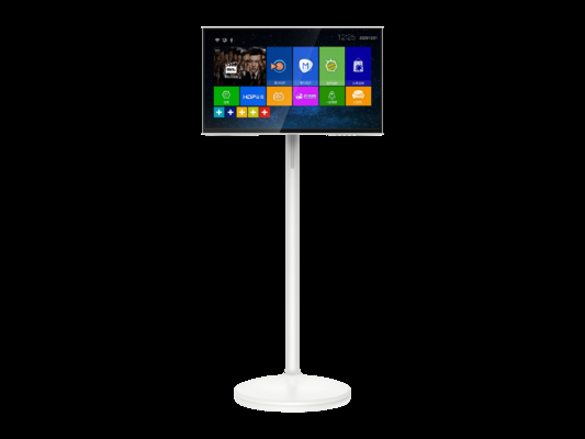 360° Swivel Adjustable Stand Portable Television Set with Massive MV Library and Synchronized Lyrics Display