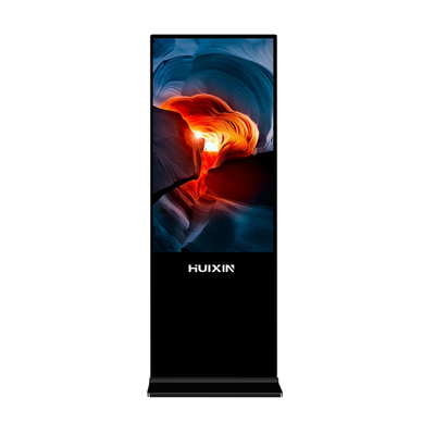 Floor Standing LCD Advertising Player 40KG Single Gross Weight Touch Screen LCD Advertising Display With Live Updates