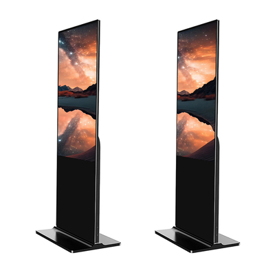 Floor Standing LCD Advertising Player 40KG Single Gross Weight Touch Screen LCD Advertising Display With Live Updates