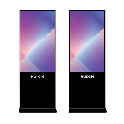 Floor Standing LCD Advertising Player 40KG Single Gross Weight Touch Screen LCD Advertising Display With Live Updates