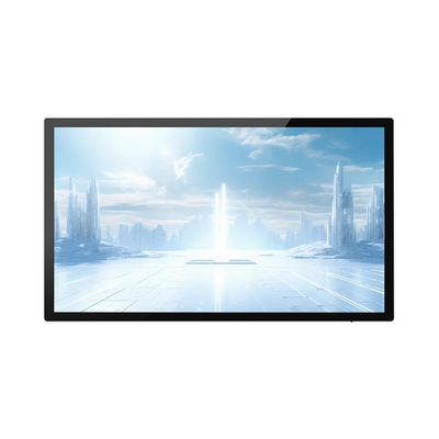 Aluminum Profile Frame glass Panel Wall Mounted Advertising Screen for High Contrast Ratio of 5000 1