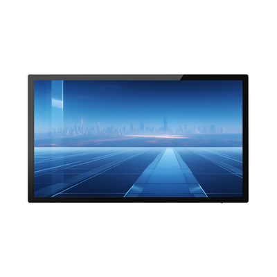 Wall-Mounted Digital Signage BOE/CSOT LCD Screen and Aluminum Profile Frame Glass Panel for Display on Android/Windows System