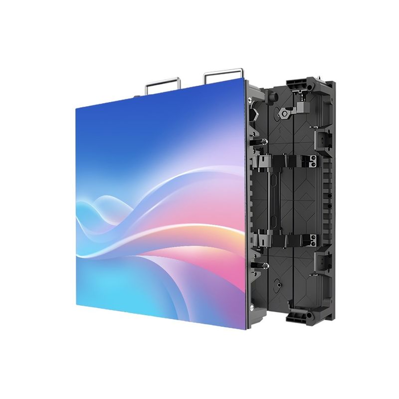 Huixin P2.604 LED Rental Flexible Screen with 6000cd/㎡ Brightness, 1920Hz Refresh Rate, Back Maintenance