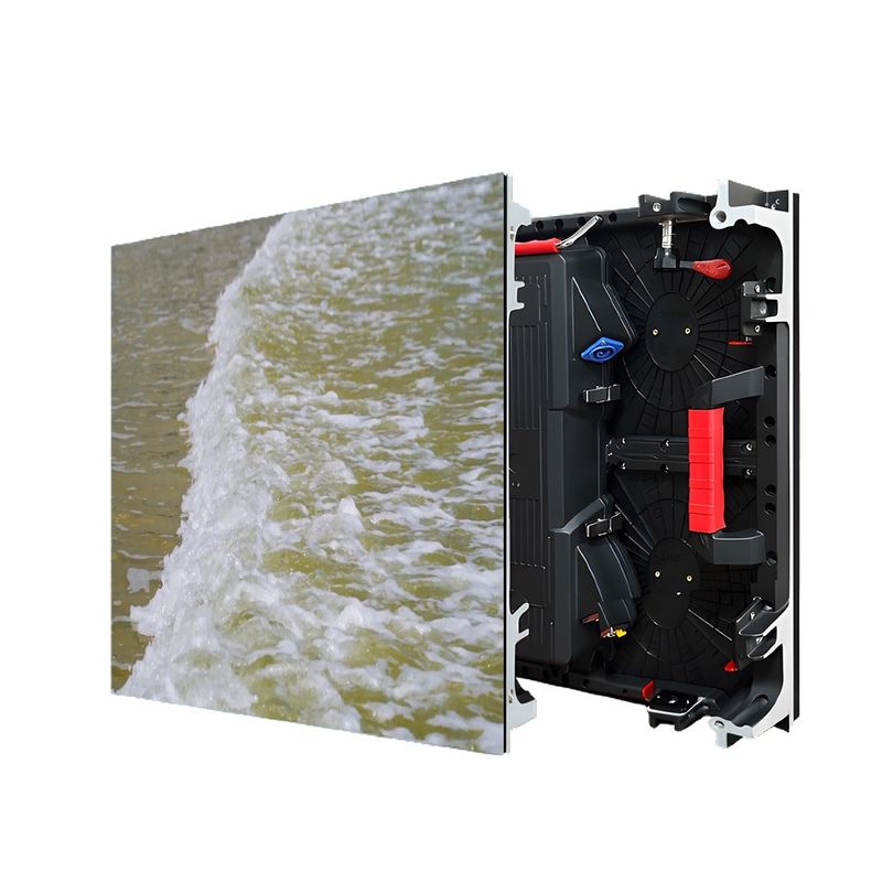 Huixin P3.91 LED Rental Cabinet Display Screen for Nightclubs with 7000cd/㎡ Brightness, Die-Casting Aluminum, and IP43 Protection