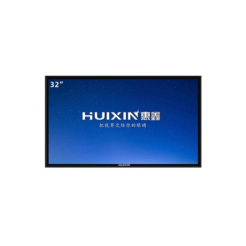 Huixin 32inch Smart TV Bulk OEM/ODM Commercial TVs - Metal Casing & 4mm Tempered Glass A+ LCD Panels