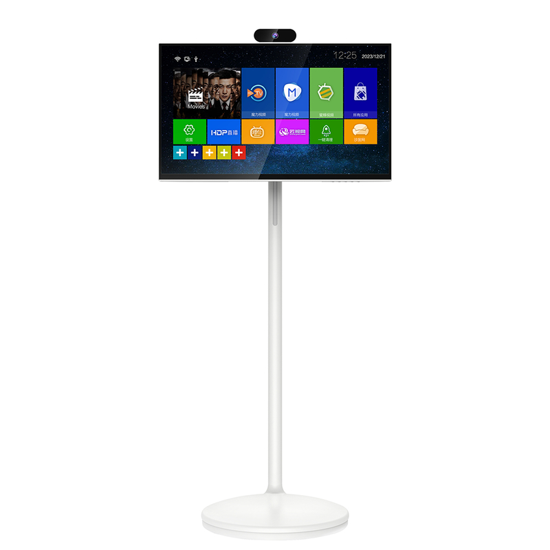 Best Seller 32 Inch 1080p HD Wireless Smart Portable TV Stand Wheels Touch Screen Indoor Animation Graphics 1 Year Warranty OEM