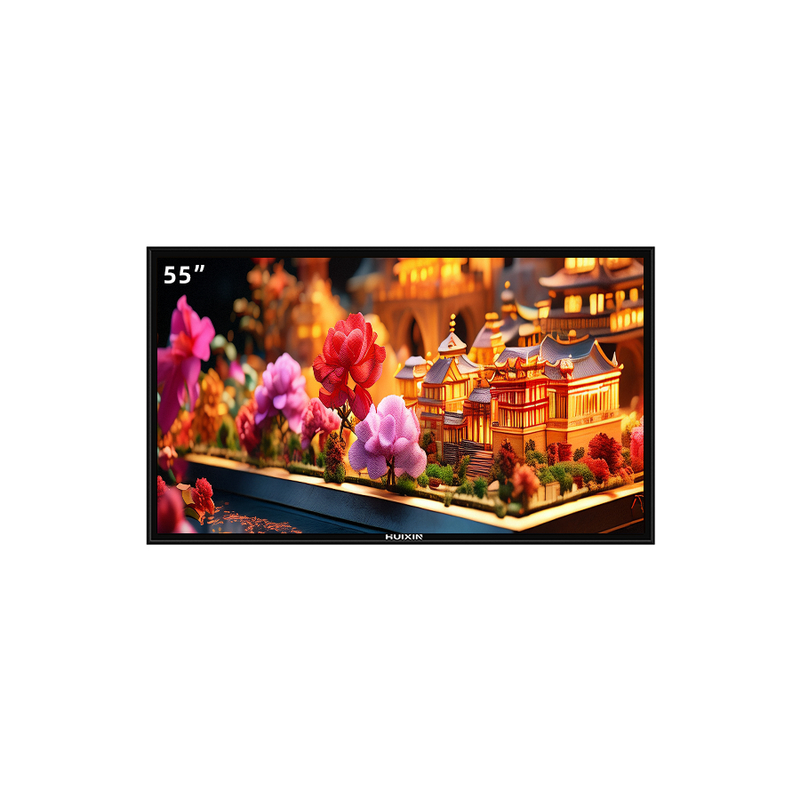 55 Inch High-End 4K Smart TV - Durable Metal Body, 4mm Tempered Glass Screen, Break-Resistant (OEM/ODM)