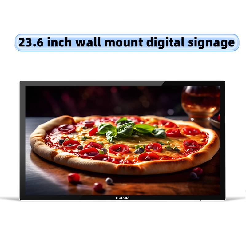 23.6 Inch Android-Based Digital Signage Advertising for Shopping Mall Agency Wall Mounted Cloud Content Management Animation
