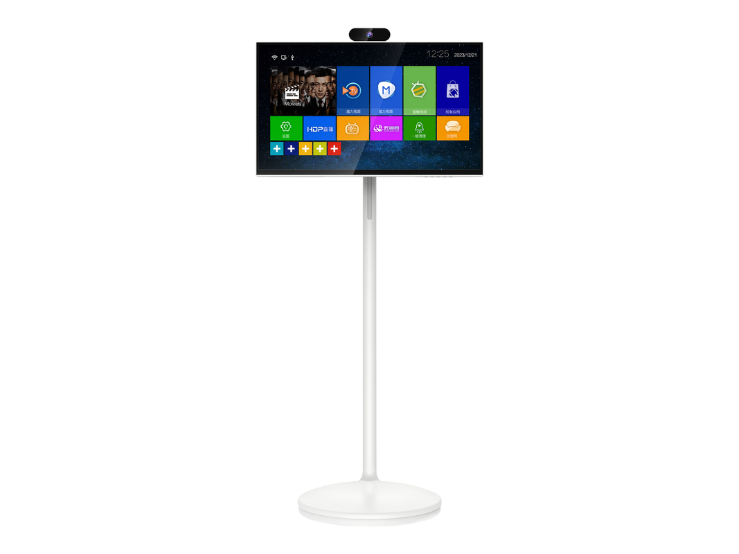 Family-Friendly Portable Smart TV Massive MV Library with Synchronized Lyrics Display and Hidden Silent Casters Cut the Cords