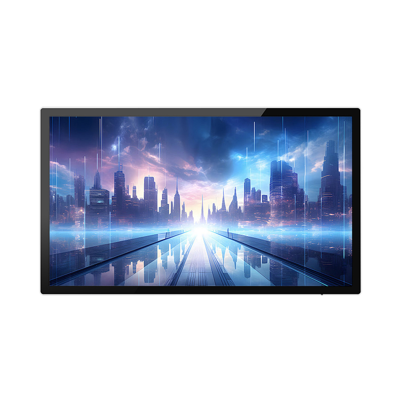 Aluminum Profile Frame glass Panel Wall Mounted Advertising Screen for High Contrast Ratio of 5000 1